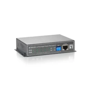 LevelOne 5-Port Fast Ethernet PoE Switch, 4 PoE Outputs, 120W, power adapter included