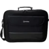 Manhattan Empire Laptop Bag 17.3″, Clamshell design, Accessories Pocket, Shoulder Strap (removable), Notebook Case, Black, Three Year Warranty