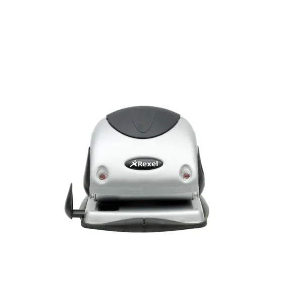 Rexel Precision 225 2 Hole Punch Silver/Black