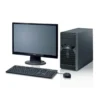 Fujitsu ESPRIMO P1500 Intel® Core™2 Quad Q8300 4 GB DDR2-SDRAM 1 TB NVIDIA® GeForce® GT 220 Windows 7 Professional Micro Tower PC Black