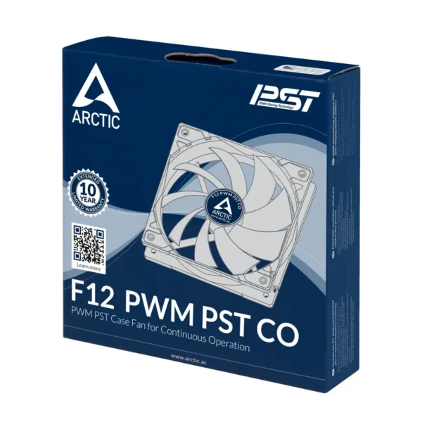 ARCTIC F12 PWM PST CO 120mm PWM with PST Case Fan for Continuous Operation
