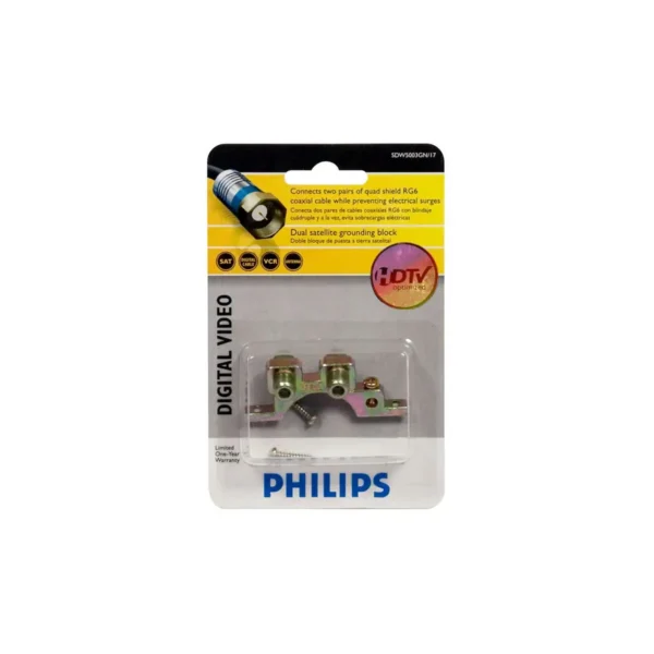 Philips SDW5003GN Digital Dual grounding block