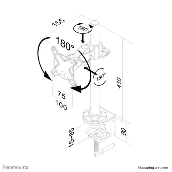 Neomounts FPMA-D1010 Monitor arm 10-30″