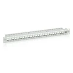 Equip 24-Port Keystone Cat.6 Shielded Patch Panel, Light Grey