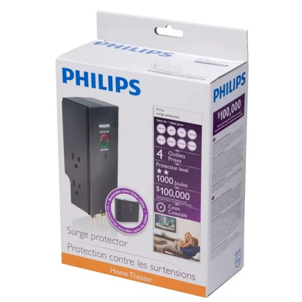 Philips Home Theater Surge Protector SPP5044B/37