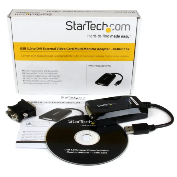 StarTech.com USB 3.0 to DVI / VGA Adapter - 2048×1152