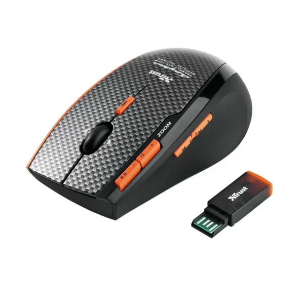 Trust Spyker F1 Wireless Laser MI-7750R mouse RF Wireless 800 DPI