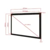 Multibrackets M 16:10 Framed Projection Screen 348,9×218, 162″
