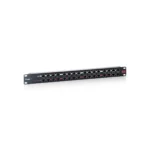 Equip 16-Port PoE Patch Panel, Black