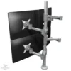 Dataflex ViewLite Monitorarm 182 61 cm (24″) Desk Silver