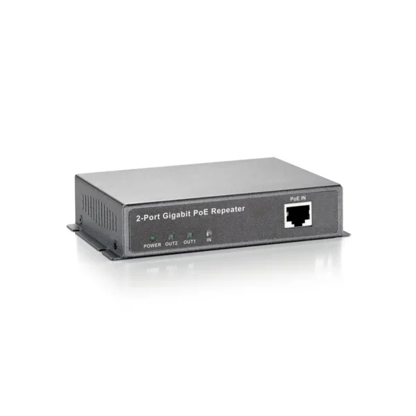 LevelOne Gigabit PoE Repeater, Cascadable, 2 PoE Outputs