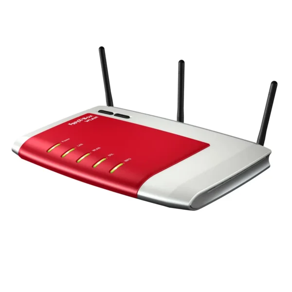 FRITZ! Box WLAN 3270 wireless router Fast Ethernet Dual-band (2.4 GHz / 5 GHz) Black, Red, White