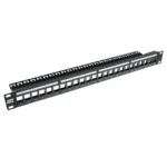 ACT 24 Port Keystone-jack patchpanel without connectors