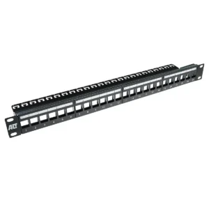 ACT 24 Port Keystone-jack patchpanel without connectors