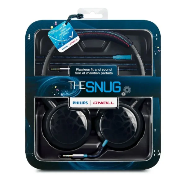 Philips SHO8801/28 headphones/headset Wired Head-band Black, Cyan