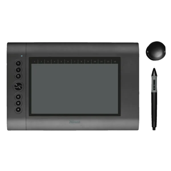 Trust Fresco graphic tablet Black 204 x 127 mm USB