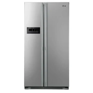 LG GS3159PVJV1 side-by-side refrigerator Freestanding 527 L Grey, Platinum, Stainless steel