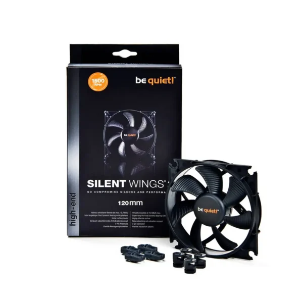 be quiet! SILENT WINGS 2 120mm Computer case Fan 12 cm Black