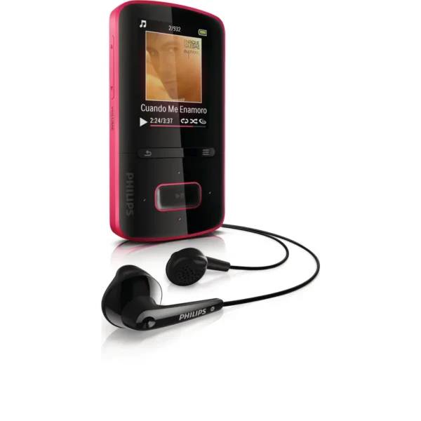 Philips GoGear SA3VBE04PN/97 MP3/MP4 player 4 GB Black, Pink