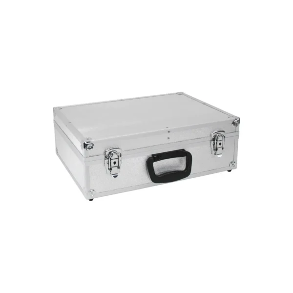 InLine Toolbox lockable empty aluminium silver