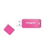 Integral 16GB USB2.0 DRIVE NEON PINK