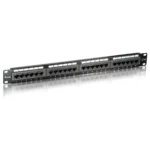 Equip 24-Port Cat.5e Unshielded Patch Panel, Black