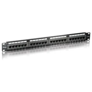 Equip 24-Port Cat.5e Unshielded Patch Panel, Black