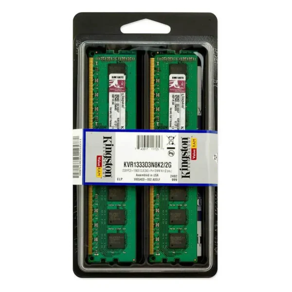 Kingston Technology ValueRAM KVR1333D3N8K2/2G memory module 2 GB DDR3