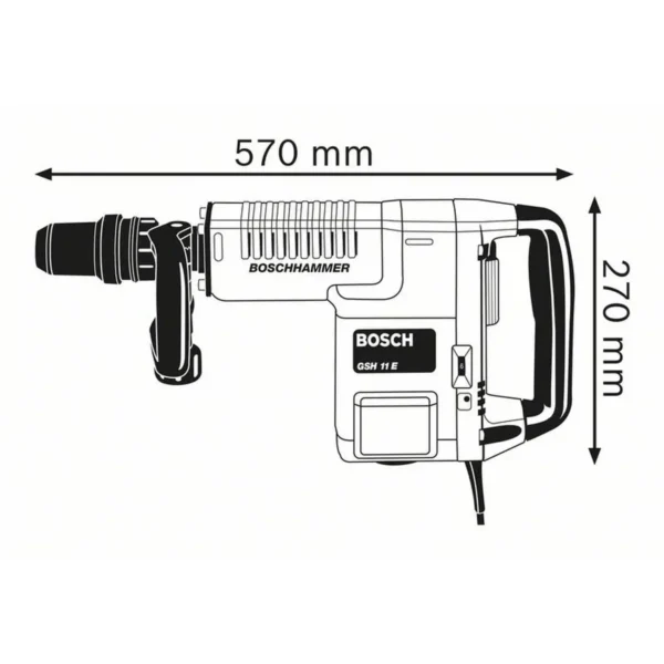 Bosch 0 611 316 703 rotary hammer 1500 W