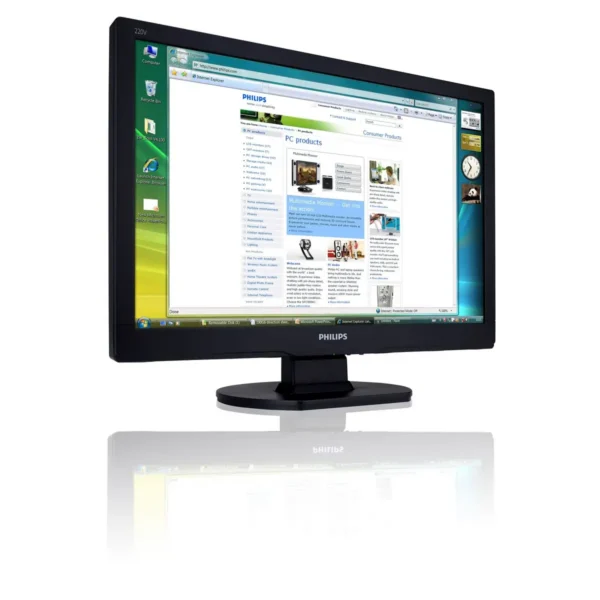 Philips 220V1SB/93 computer monitor 55.9 cm (22″) 1680 x 1050 pixels LCD Black