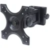 Manhattan Wall Mount for TV & Monitors (Tilt and Swivel 2 pivots), For screens 13″ to 27″, VESA compatability: 75x75mm and 100x100mm – check the dimensions of the four mounting holes on back of screen to ensure it fits, Max 12kg, Black, Bracket