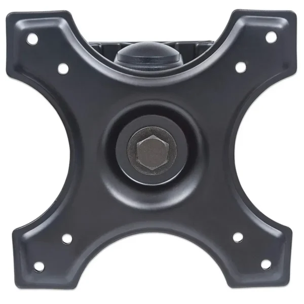 Manhattan Wall Mount for TV & Monitors (Tilt and Swivel 2 pivots), For screens 13″ to 27″, VESA compatability: 75x75mm and 100x100mm – check the dimensions of the four mounting holes on back of screen to ensure it fits, Max 12kg, Black, Bracket