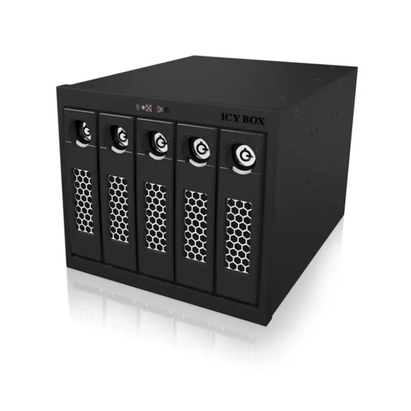 ICY BOX IB-555SSK 3x 5.25″ Storage drive tray Black
