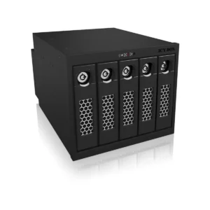 ICY BOX IB-555SSK 3x 5.25″ Storage drive tray Black