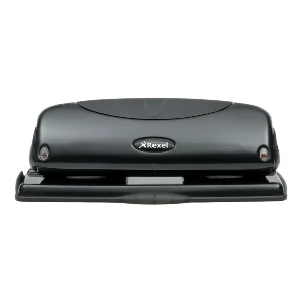 Rexel Precision 425 4 Hole Punch Black/Black