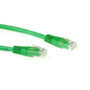 ACT Green 3 meter LSZH U/UTP CAT6 patch cable with RJ45 connectors