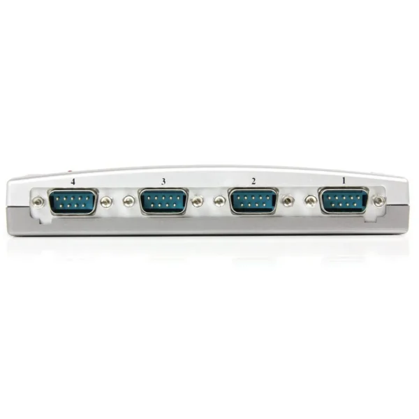 StarTech.com 4 Port USB to RS232 Serial DB9 Adapter Hub