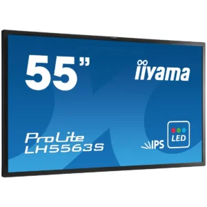 iiyama ProLite LH5563S Digital signage flat panel 139.7 cm (55″) IPS 450 cd/m² Full HD Black