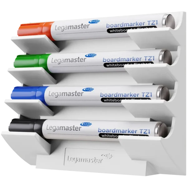 Legamaster whiteboard marker holder white