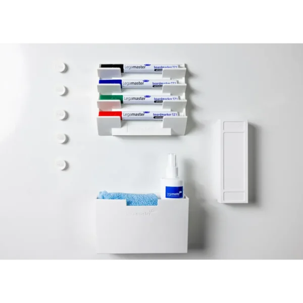 Legamaster whiteboard marker holder white
