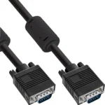 InLine S-VGA Cable 15HD male / male black 15m