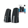 Trust Speaker set – USB powered 2-way Black, Grey Wired