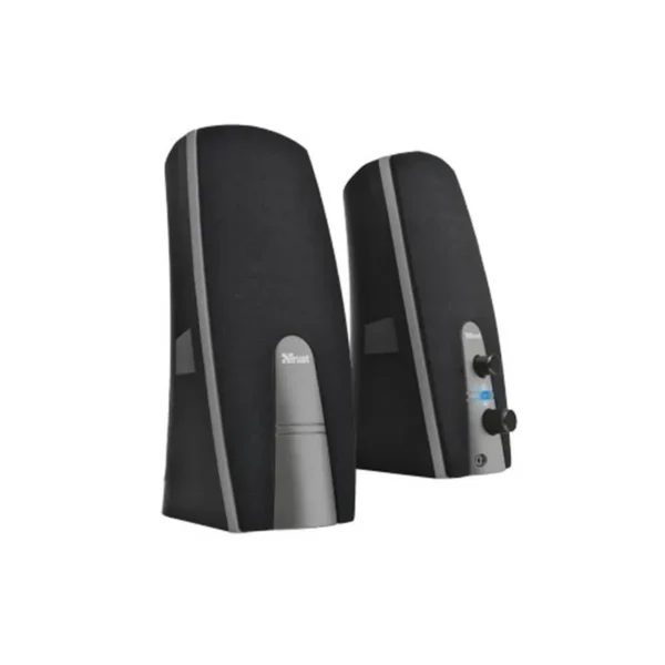 Trust Speaker set – USB powered 2-way Black, Grey Wired