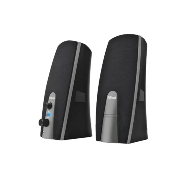 Trust Speaker set – USB powered 2-way Black, Grey Wired