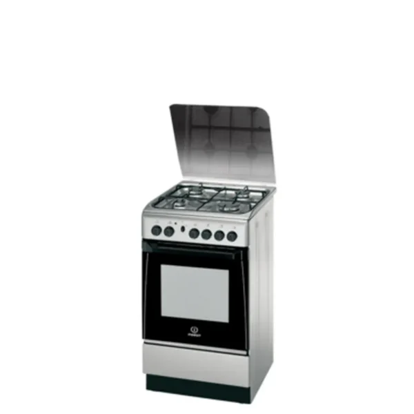 Indesit KN1G21S(X)/I Freestanding cooker Natural gas Gas Stainless steel