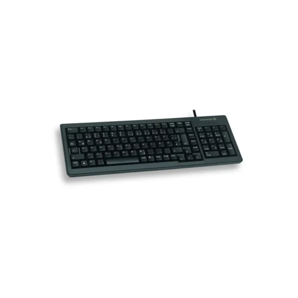 CHERRY XS G84-5200 COMPACT KEYBOARD, Corded, USB/PS2, Black, (QWERTY – UK)