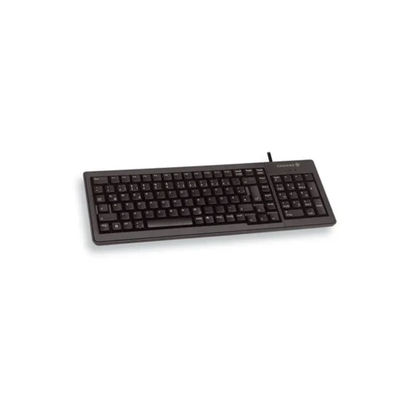 CHERRY XS G84-5200 COMPACT KEYBOARD, Corded, USB/PS2, Black, (QWERTY – UK)