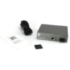 LevelOne RJ45 to SC Fast Ethernet Media Converter, 1 PoE Output, 802.3af PoE, Single-Mode Fiber, 20km