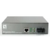 LevelOne RJ45 to SC Fast Ethernet Media Converter, 1 PoE Output, 802.3af PoE, Single-Mode Fiber, 20km