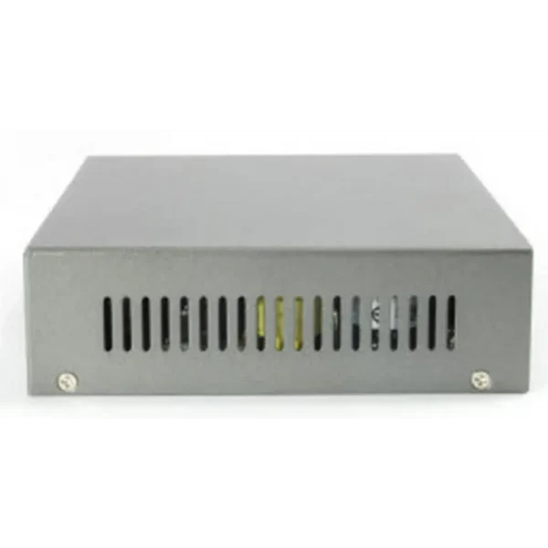 LevelOne RJ45 to SC Fast Ethernet Media Converter, 1 PoE Output, 802.3af PoE, Single-Mode Fiber, 20km